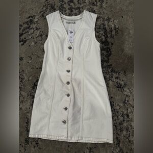 Abercrombie & Fitch White Denim Dress